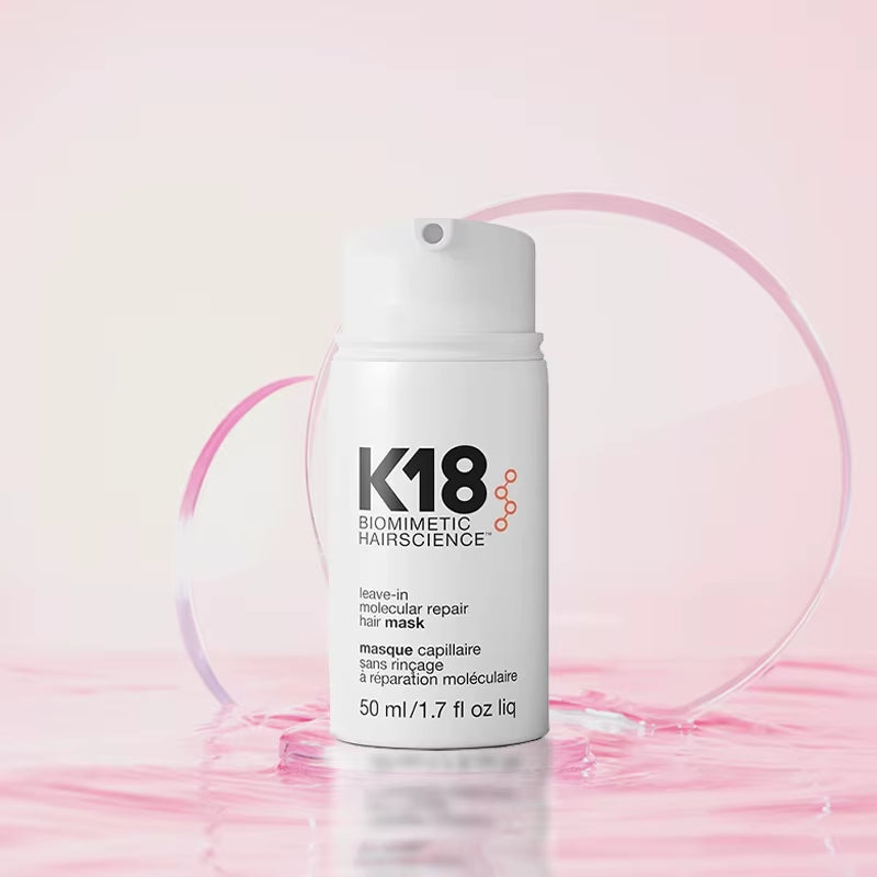 K18 Leave-In Molecular Repair Hair Mask – 4-Minute Treatment to Reverse Damage, Restore Strength & Shine