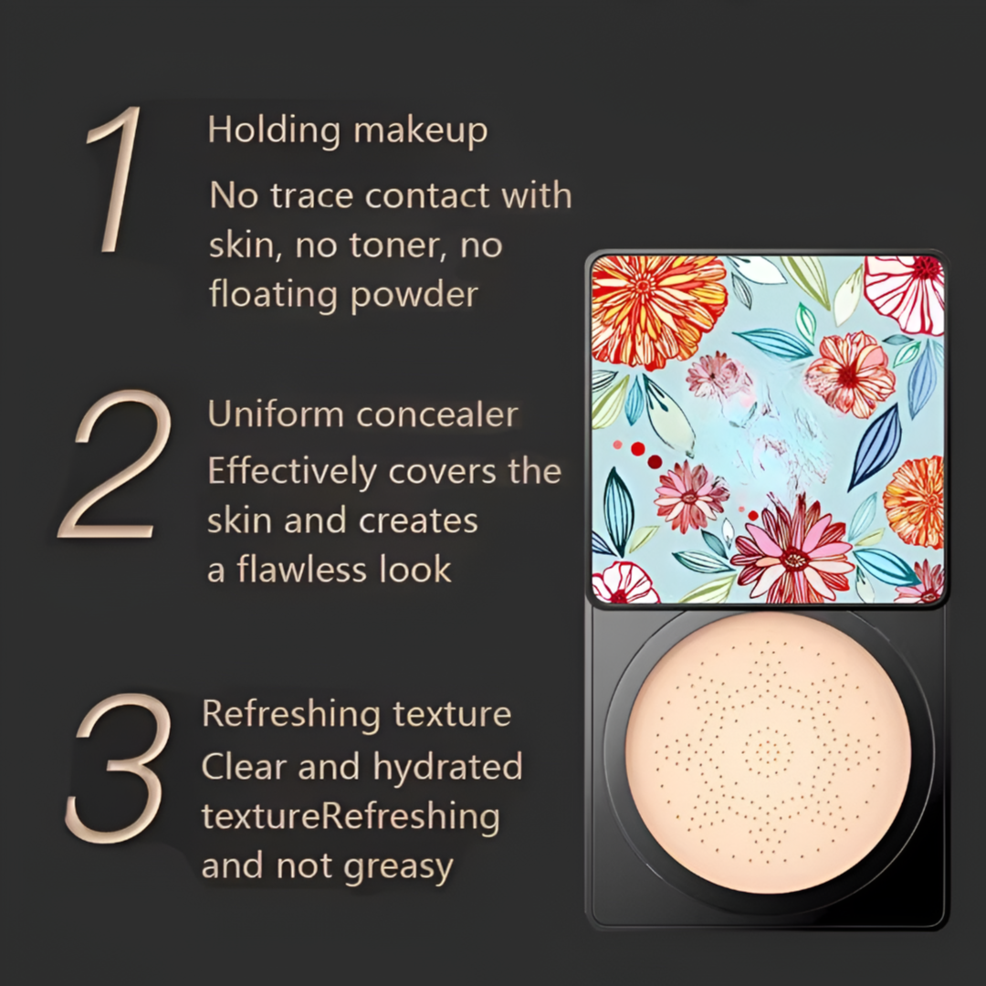 FlawlessBloom™ – Mushroom Head Air Cushion CC Cream