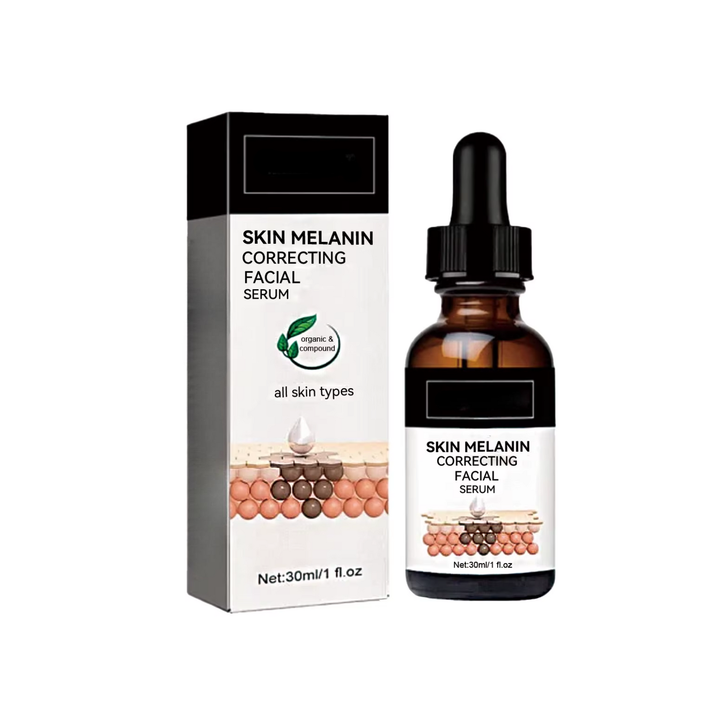 SunKissed Serum Drops – Custom Glow Melanin-Enhancing Tanner for Face & Body