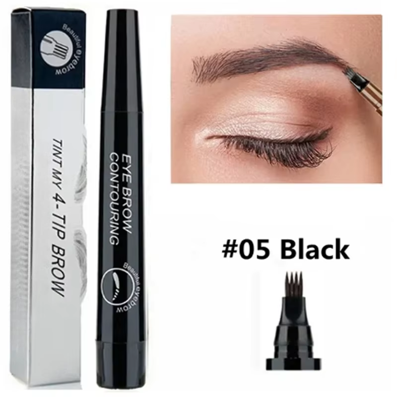 GlamDefine™ 4-in-1 Precision Makeup Pen – Eyeliner, Eyebrow, Contour & Lip Liner in One Long-Lasting Waterproof Tool